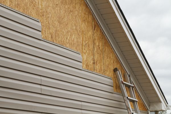 Grey Vinyl Siding Installation in Brookfield