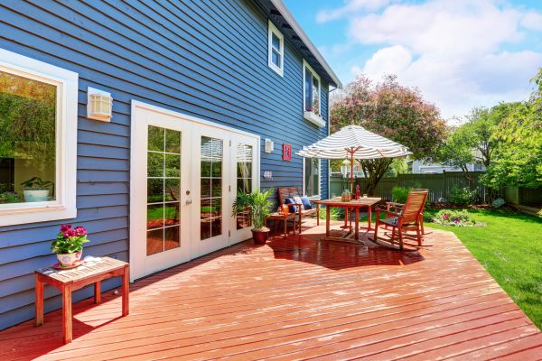 Blue Siding Installation in Brookfield